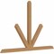 Ekena Millwork Saratoga Timber Gable Bracket, Western Red Cedar, 84"W x 56"H x 3 1/2"D x 3 1/2"F, 16/12 Pitch GBW084X56X0404SAR00SWR - alternate 2